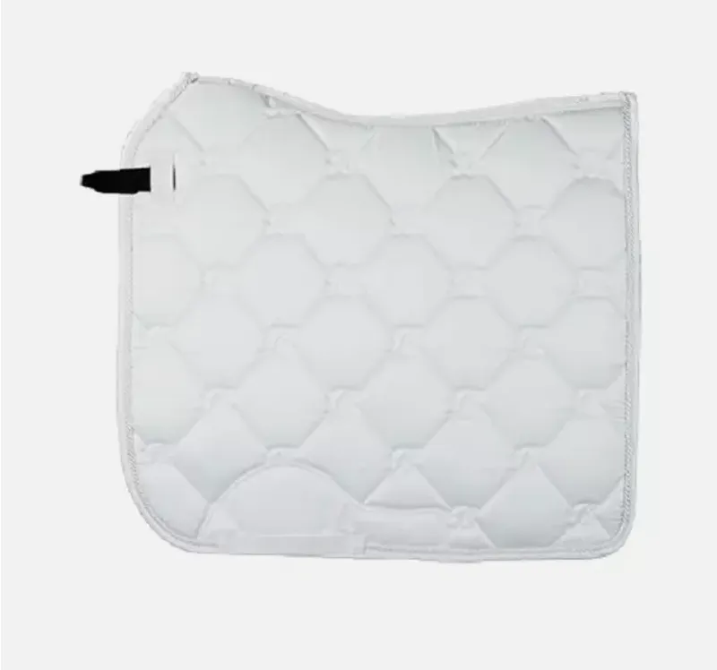 Bates Dressage Saddle Pad White