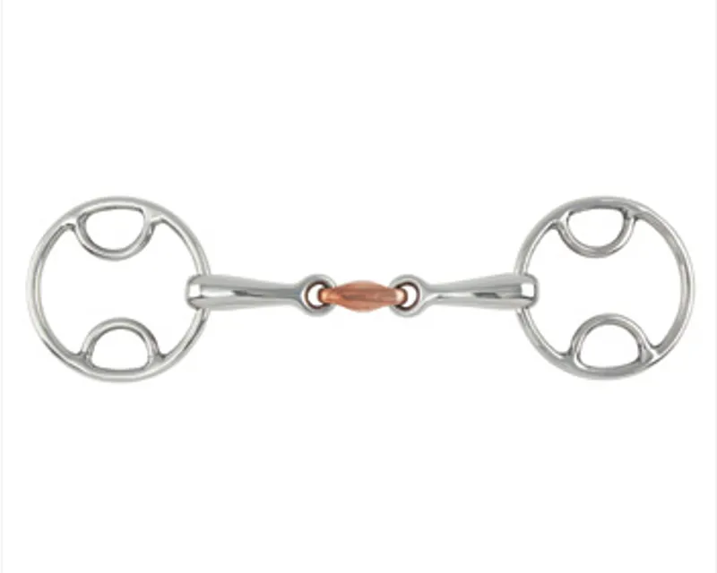 Ekkia Anatomic Ring Beval Bit Snaffle with  Lozenge 115mm