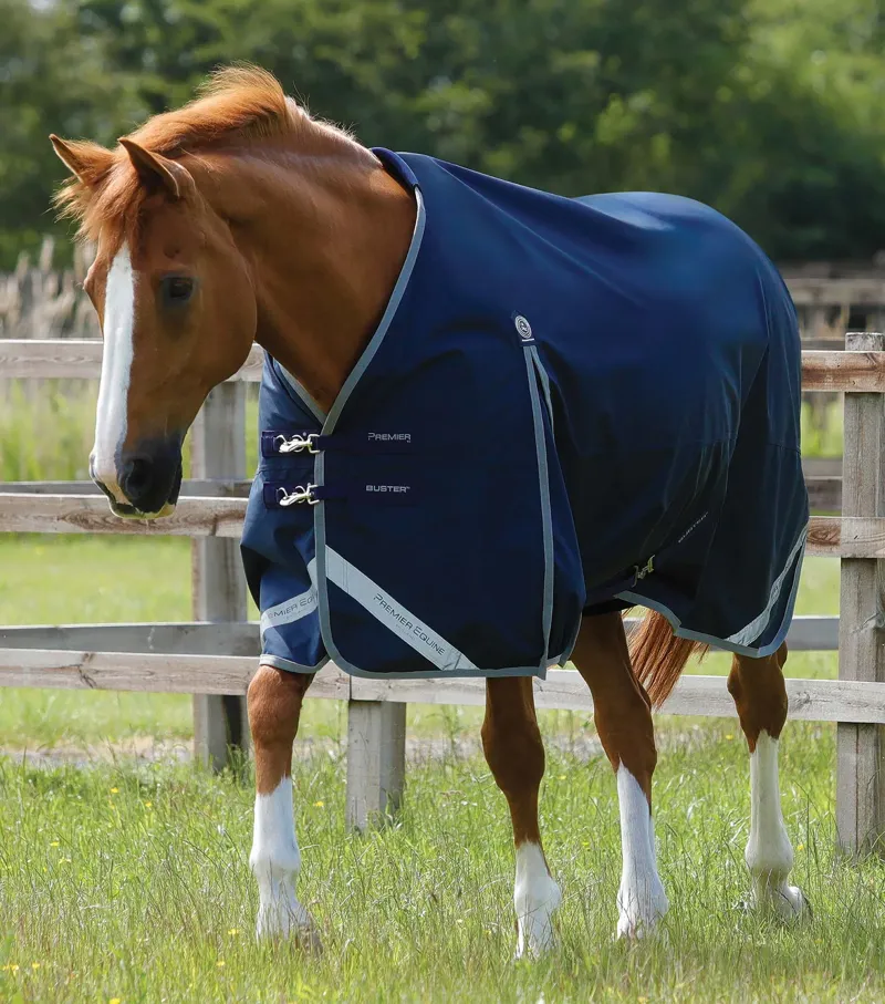 Premier Equine Buster Zero Original Turnout Rug Navy
