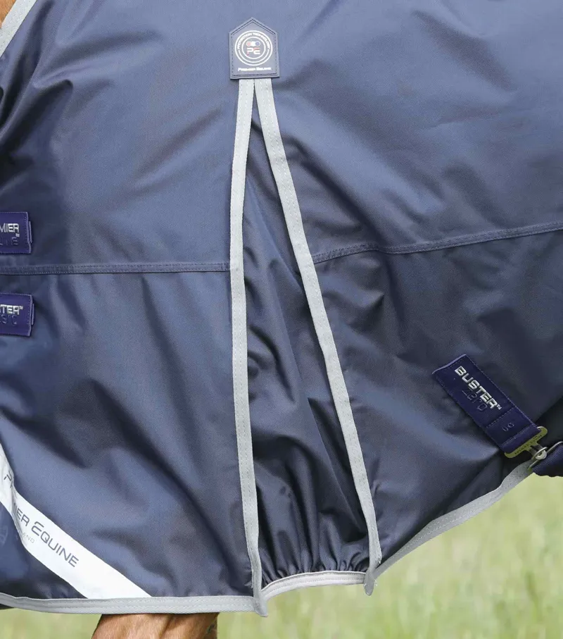Premier Equine Buster Zero Original Turnout Rug Navy-3