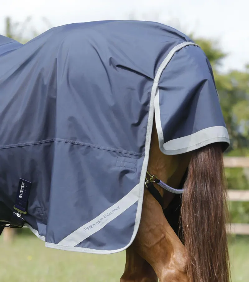 Premier Equine Buster Zero Original Turnout Rug Navy-4