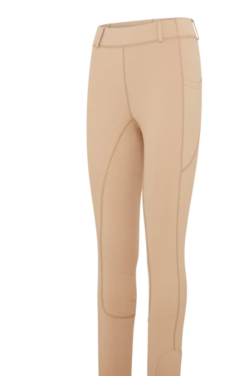 Cameo Junior ThermoDry Riding Tights Beige
