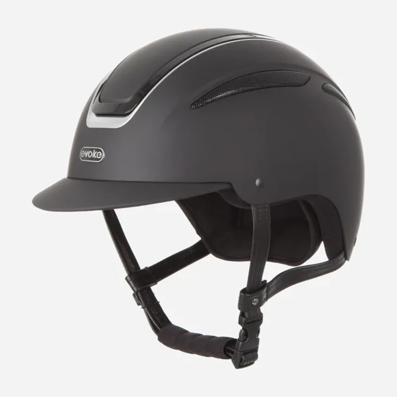 Evoke Callisto Classic Peak Black/Silver Medium Shell 56-58cm-1