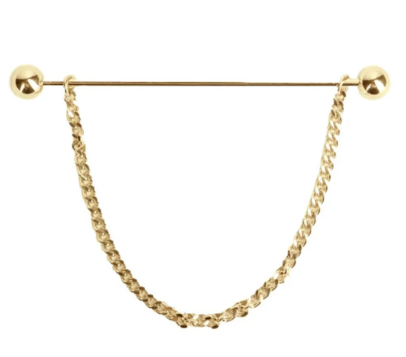 Supreme Products Class Act Collar Pin - Gold