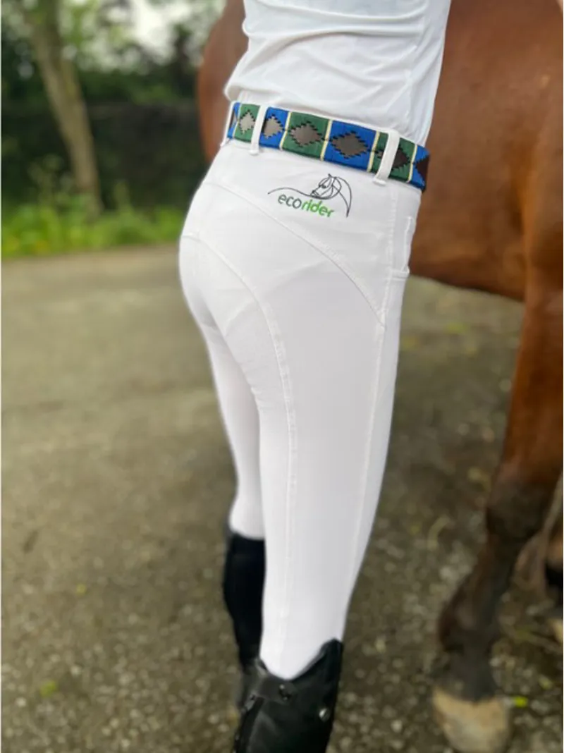 Eco Rider Bamboo Competition Breeches White 28-3