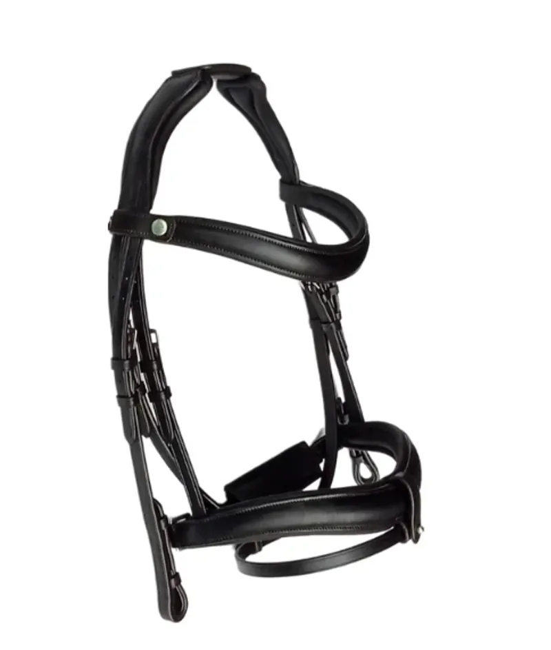 Cameo Equine Claddagh Bridle Black