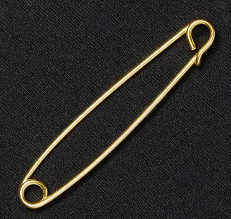 EE01 Elico Stock Pin Plain Gold