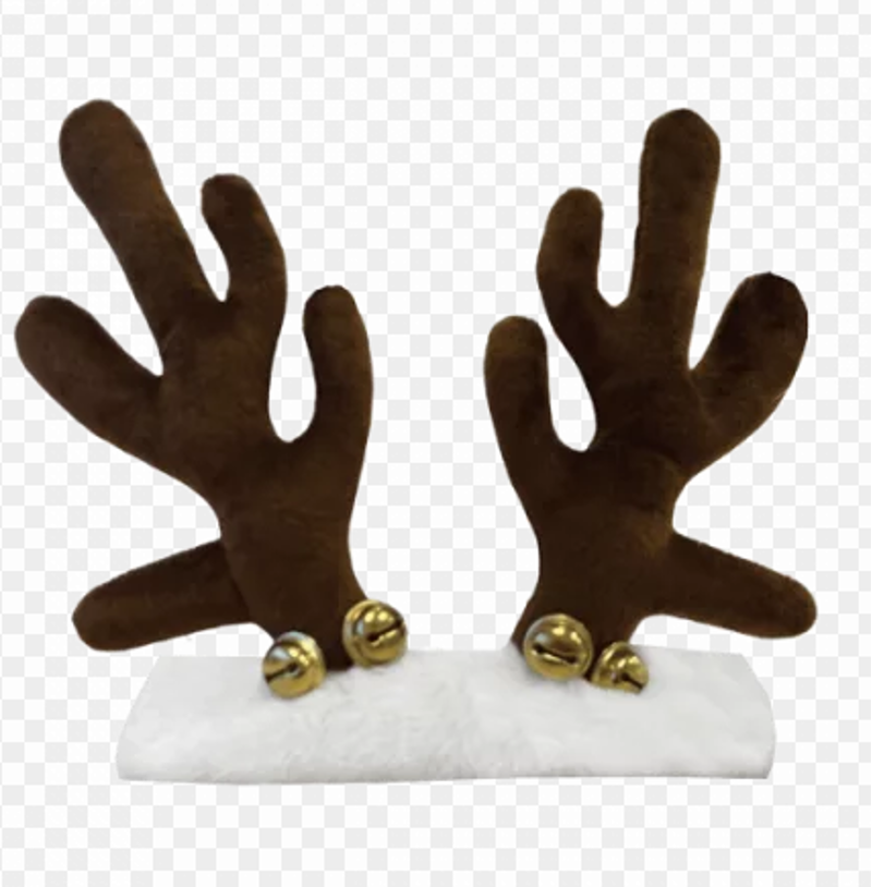 Childs Reindeer Antler Bridle Accessory Brown-1
