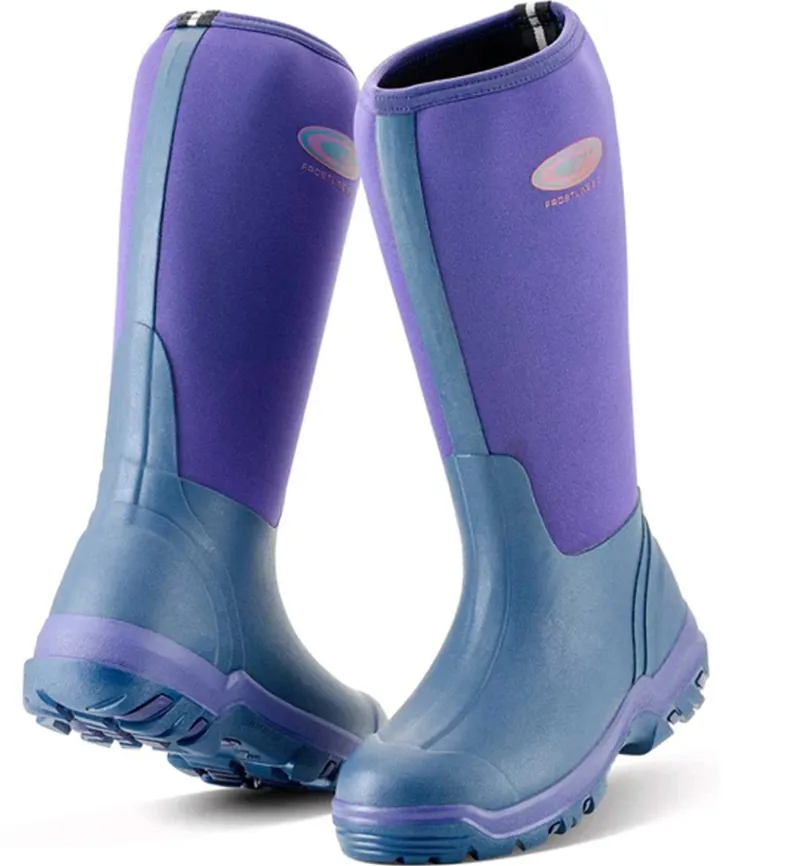 Grubs Frostline Thermal Wellington Boots Violet Size 5/38