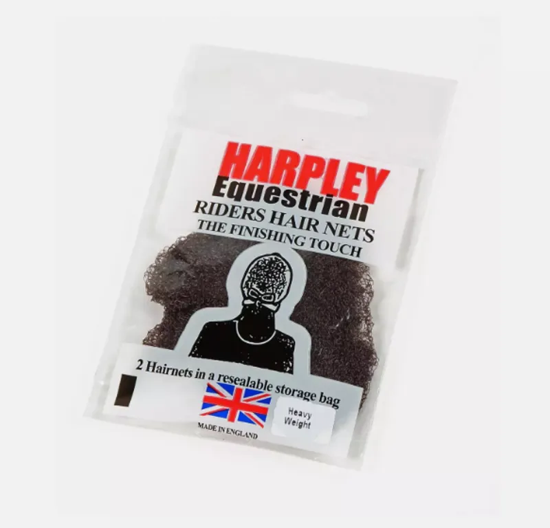 Shires Harpley Hairnets Dark Brown Heavy Weight