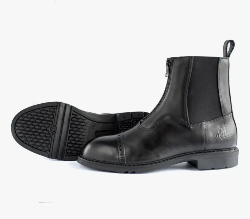 Mackey Oak Zipped Paddock Boot Black Size 46/11