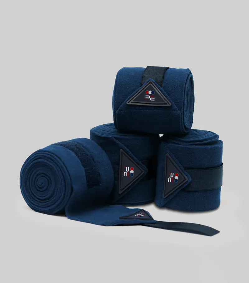 Polo Fleece Bandages Navy ONE SIZE