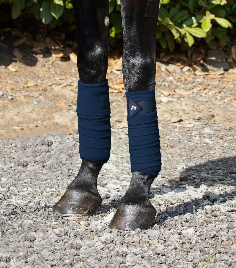 Polo Fleece Bandages Navy ONE SIZE-1