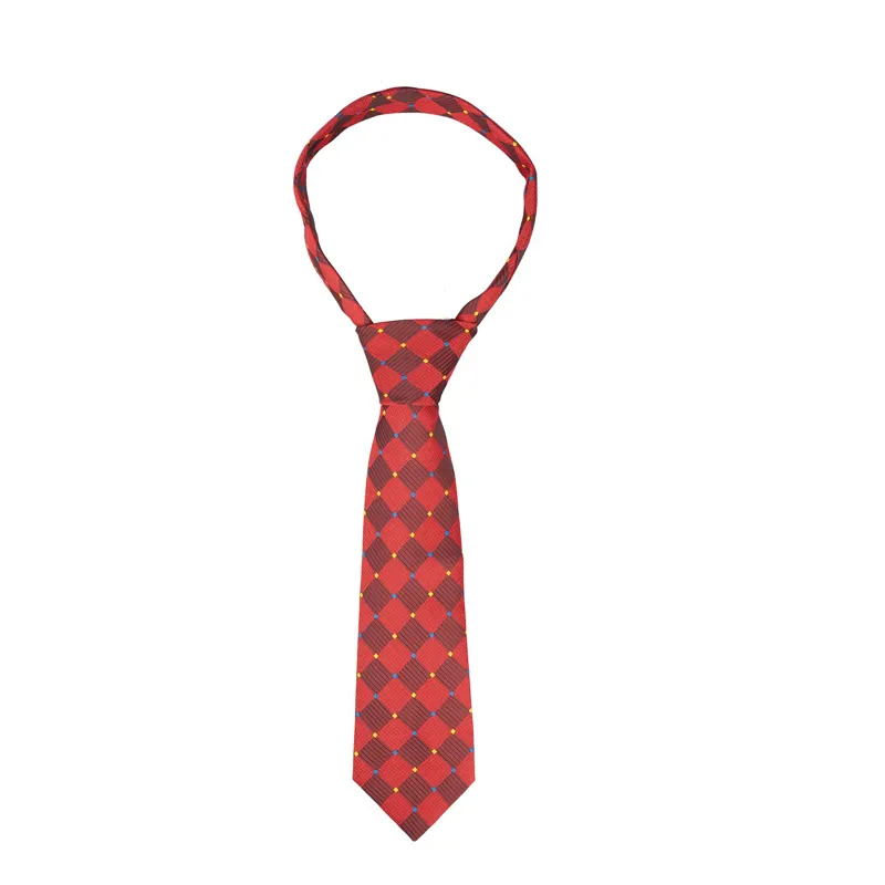 Supreme Products Show Tie - - Red/Navy Yellow Diamonds child