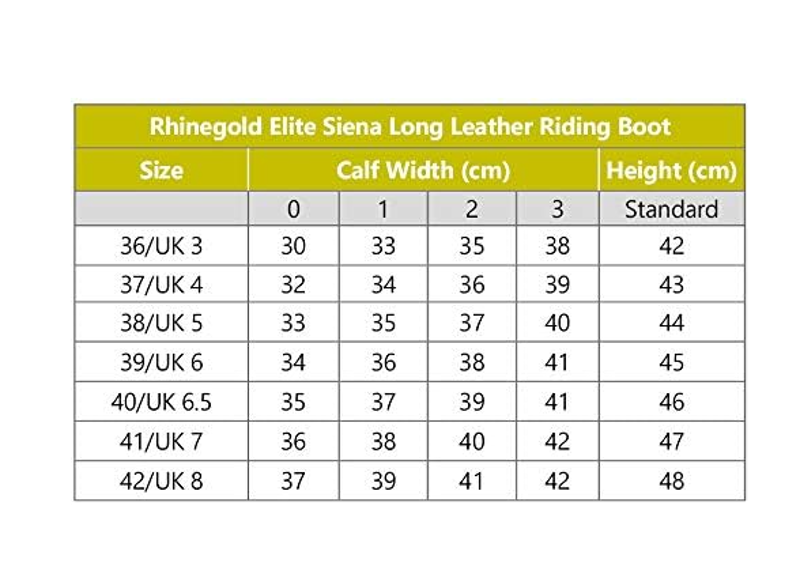 Rhinegold Elite Siena Laced Riding Boots Black 42 Calf 0-3