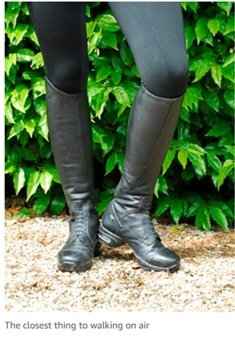 Rhinegold Elite Siena Laced Riding Boots Black 42 Calf 0-1