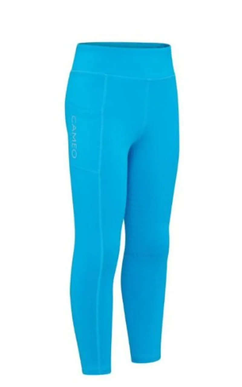 Cameo Equine Core Tights Azure Blue