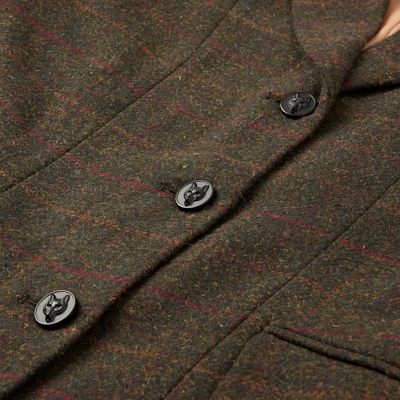 CAMEO JUNIOR SHOW JACKET GREEN TWEED-2