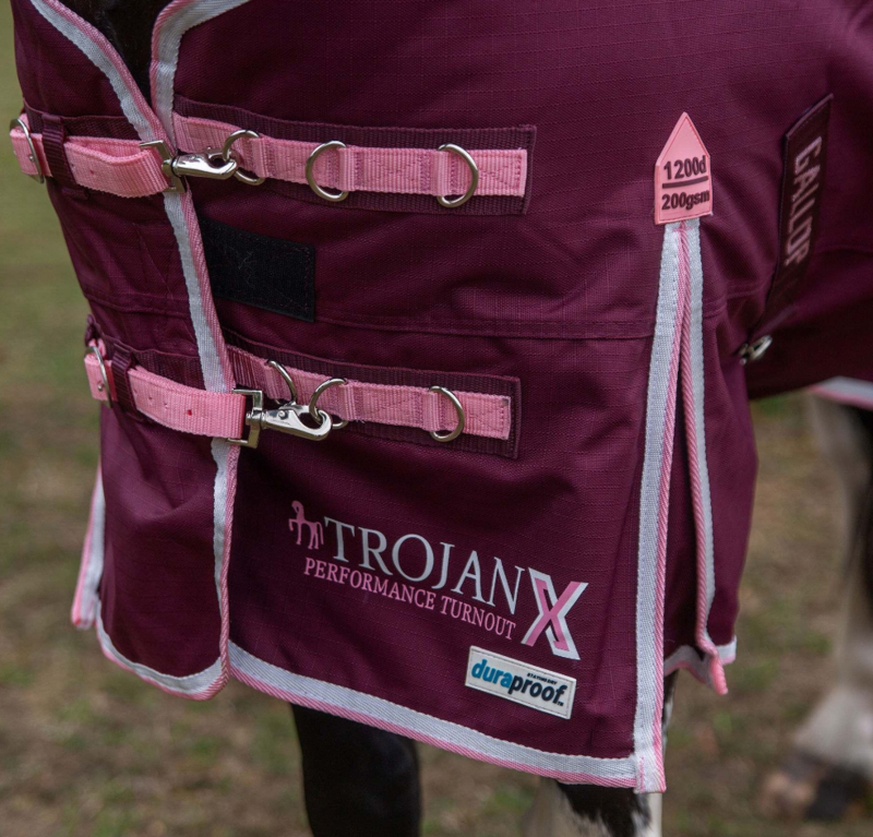 Gallop Trojan Xtra Duraproof 200g Standard Neck Turnout-2
