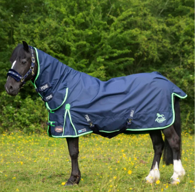 Gallop PONIE Lightweight Duraproof Combo Turnout-Navy