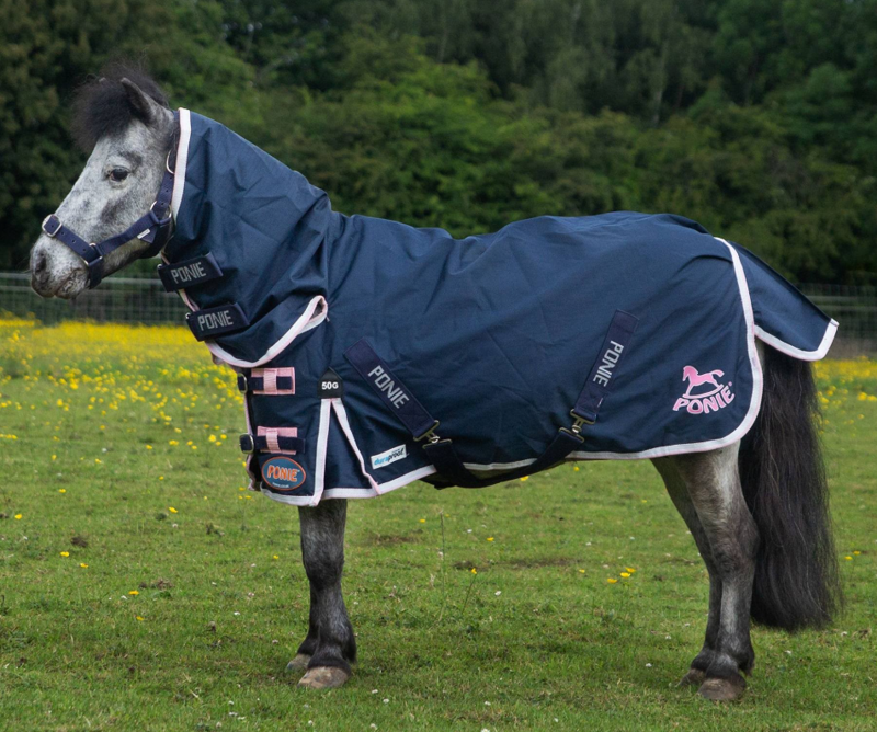 NEW Gallop PONIE Duraproof Combo Turnout-Navy 600d 50gm
