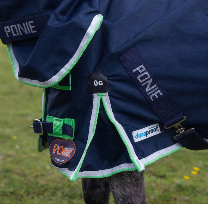 Gallop PONIE Lightweight Duraproof Combo Turnout-Navy-2