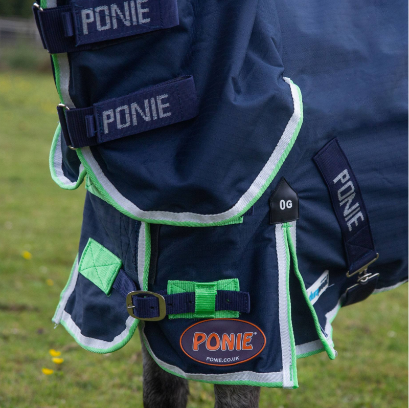 NEW Gallop PONIE Duraproof Combo Turnout-Navy 600d 50gm-1