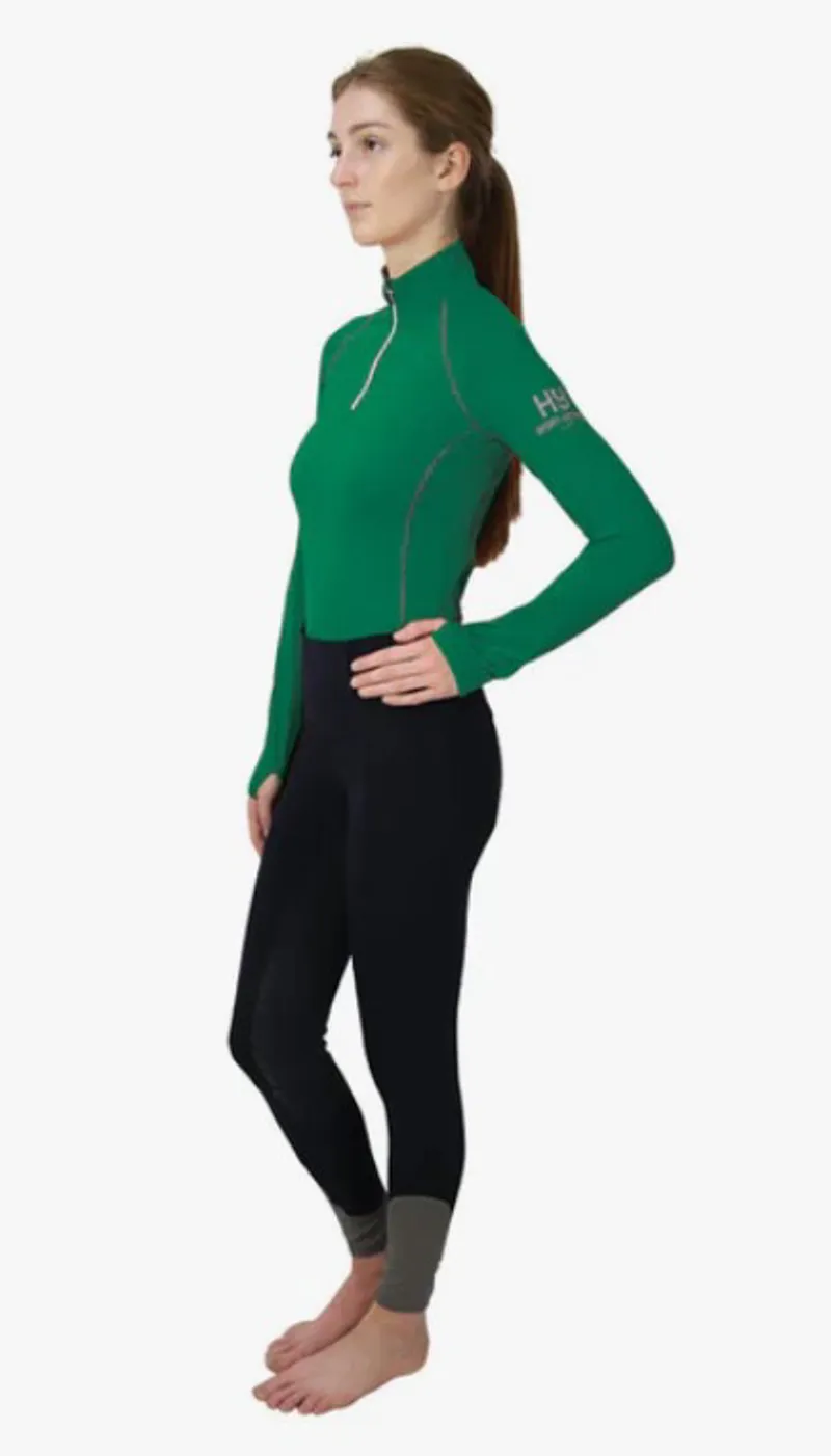 Hy Sport Active Adults Base Layer in Emerald Green-1