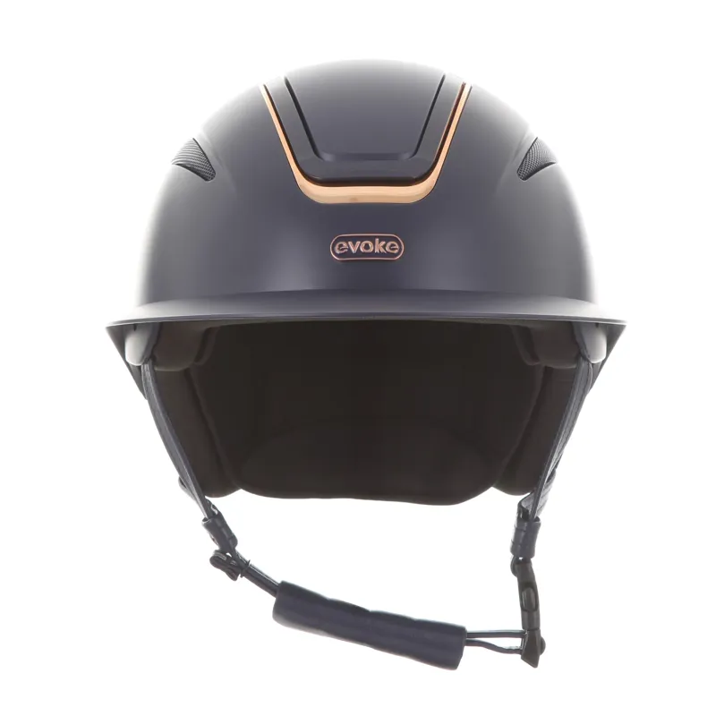 Evoke Callisto Wide Peak Navy/RoseGold Medium 56-58cm