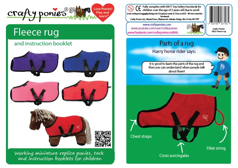 Crafty Ponies Red Rug-1