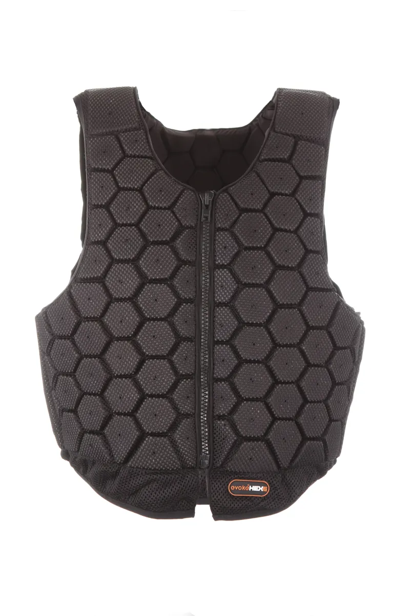 Evoke Hex6 Body Protector Young Rider Black-1