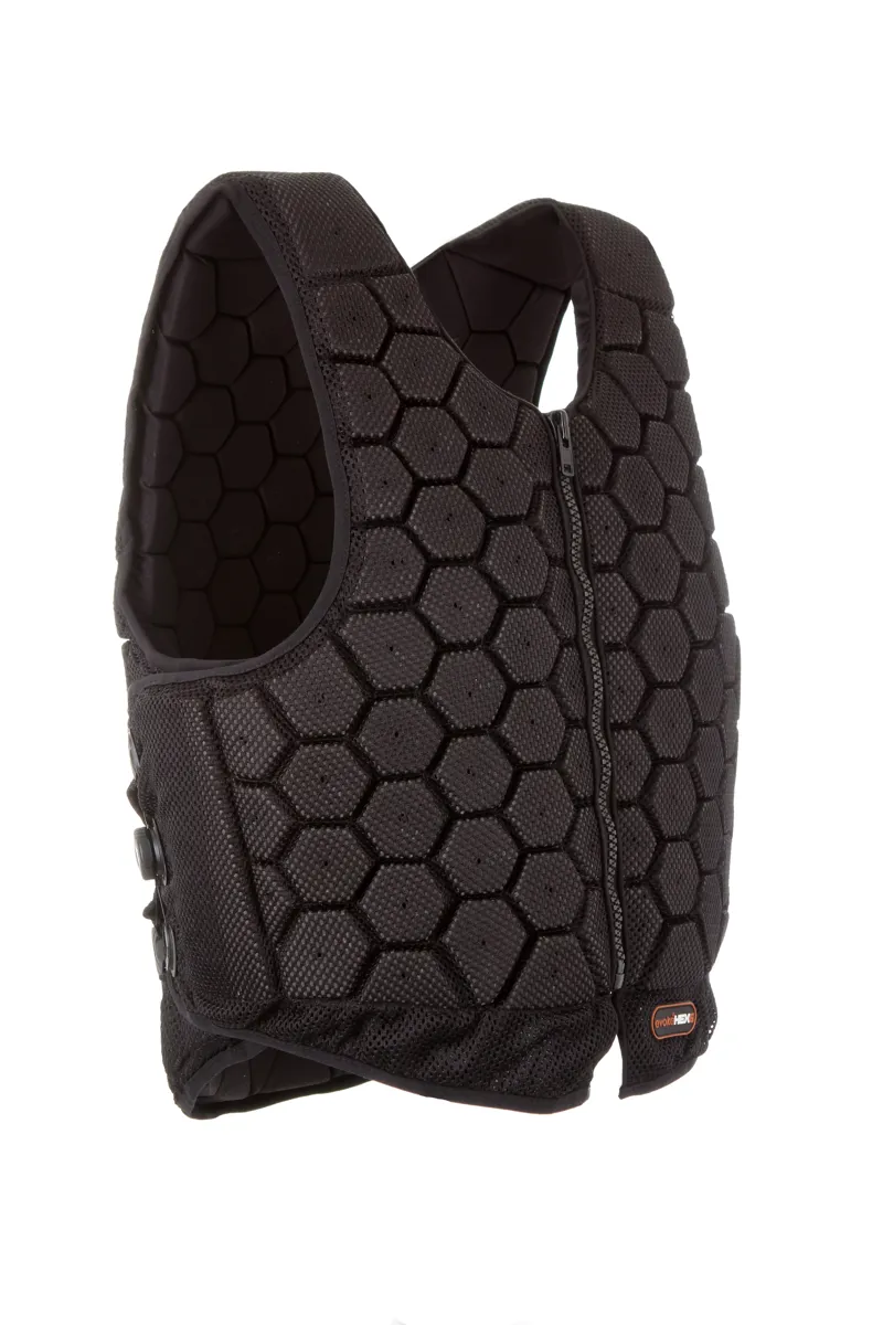 Evoke Hex6 Body Protector Young Rider Black