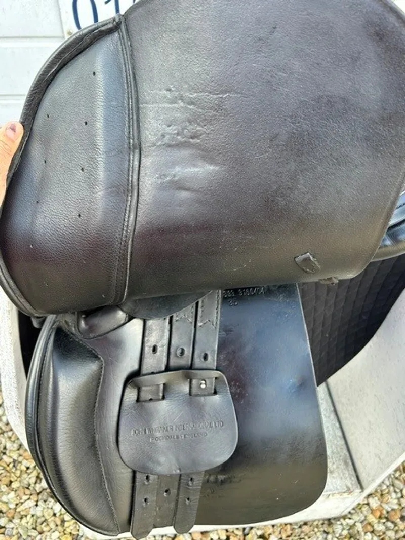 18inc John Whitaker All Purpose Black 33 Fit Saddle-6