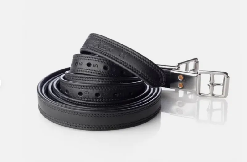 Kent And Masters Stirrup Leathers Black