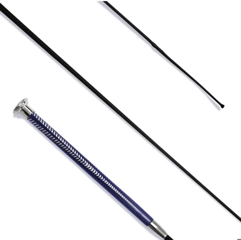 KM Elite Ultra Balanced Dressage Whip Navy Blue 110cm
