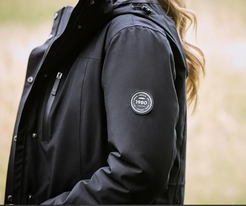 The New WeatherBeeta Kyla II Waterproof Jacket Black Ladies-5