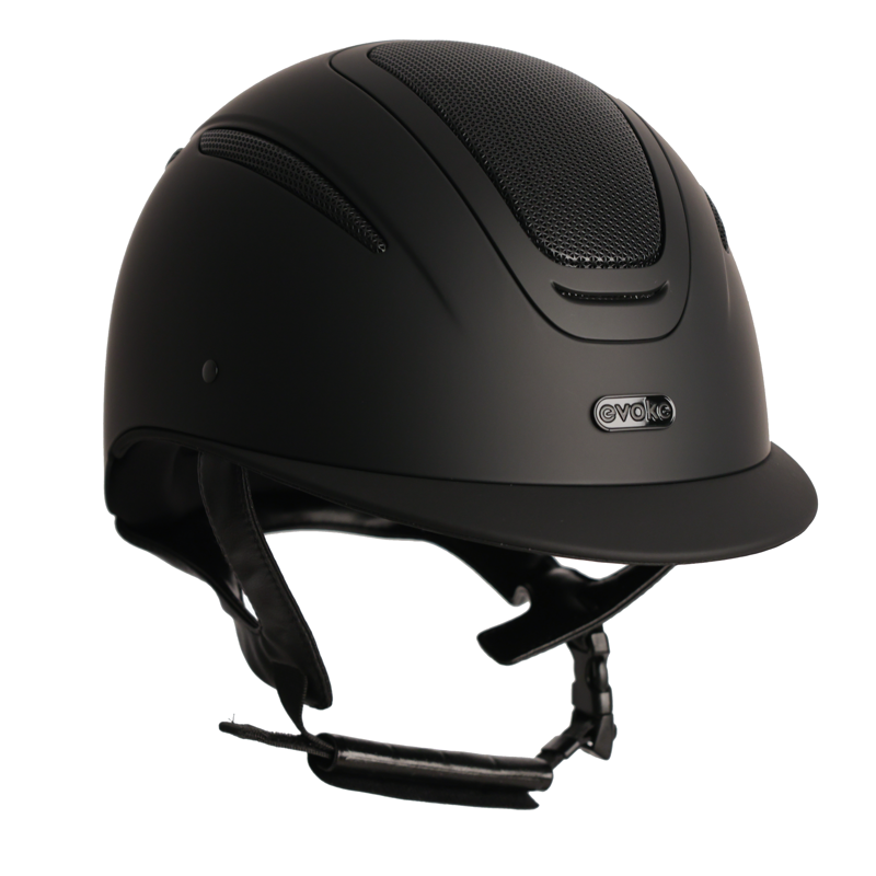 Evoke Elara Classic Peak Midnight Black Matt Size Large 58-60cm Shell Liner Not included-1