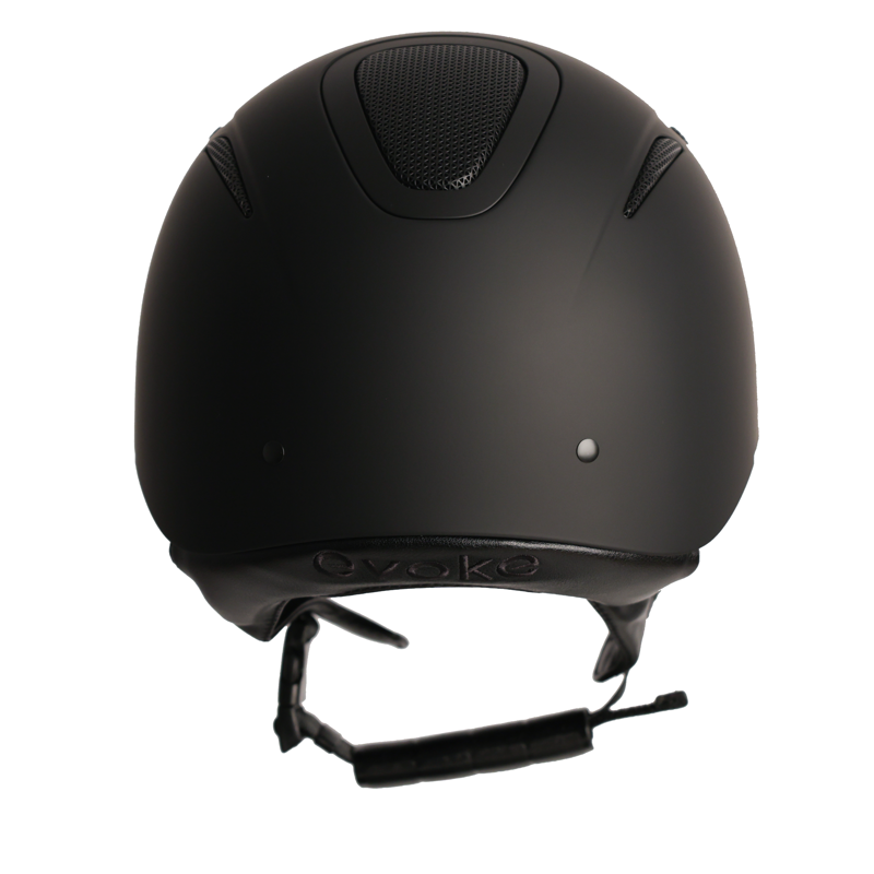 Evoke Elara Classic Peak Midnight Black Matt Medium Shell 55-57cm Liner Not Included-2