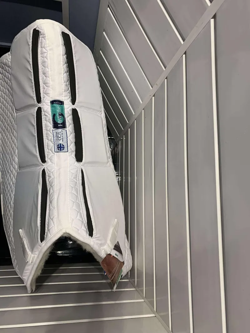 SP29SS 5oz HW 1/2 Wool  3 Pocket shim Pad CC White-1