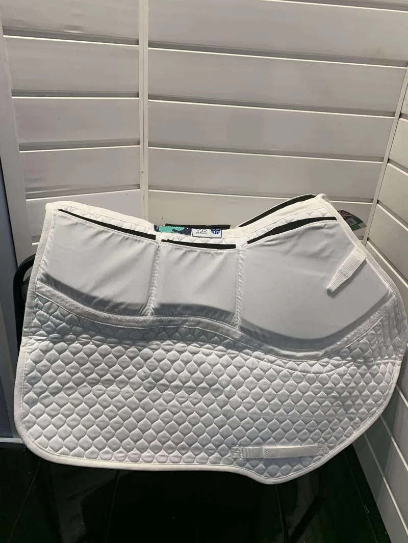 SP29SS 5oz HW 1/2 Wool  3 Pocket shim Pad CC White-2