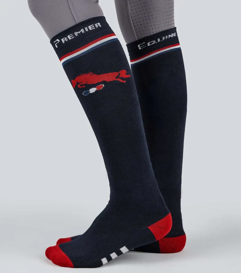 Premier Equine Sports Socks Size Medium Navy