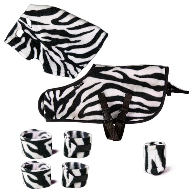 Crafty Ponies Snuggle Rug Set Zebra