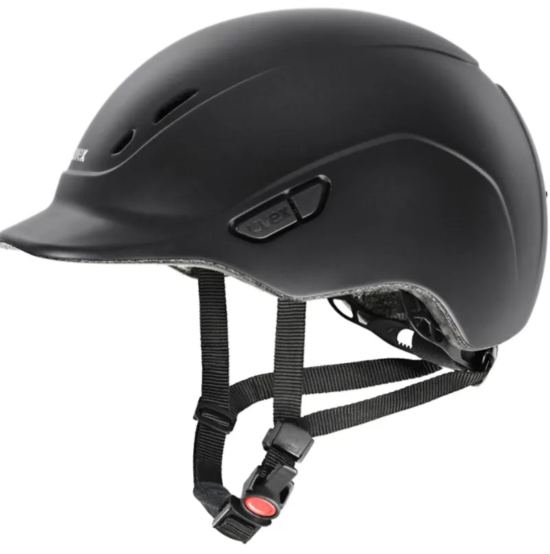 Uvex Kiddox Black Matt Riding Hat 49-54cm