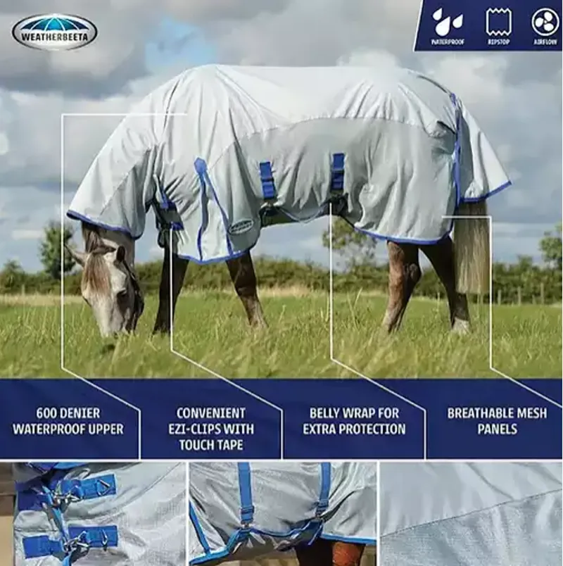 WeatherBeeta ComFiTec 600D/Mesh II Combo Neck Silver/Silver Silver/Silver-1