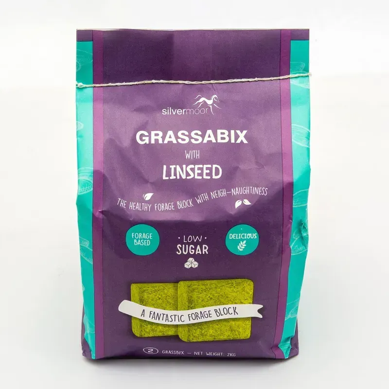 Silvermoor 1kg Grassabix With Linseed x 2