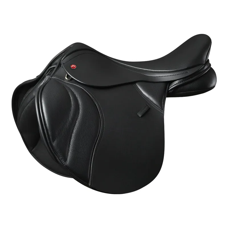 16.5 Thorowgood T8 Pony Jump Saddle Black Changeable Gullet