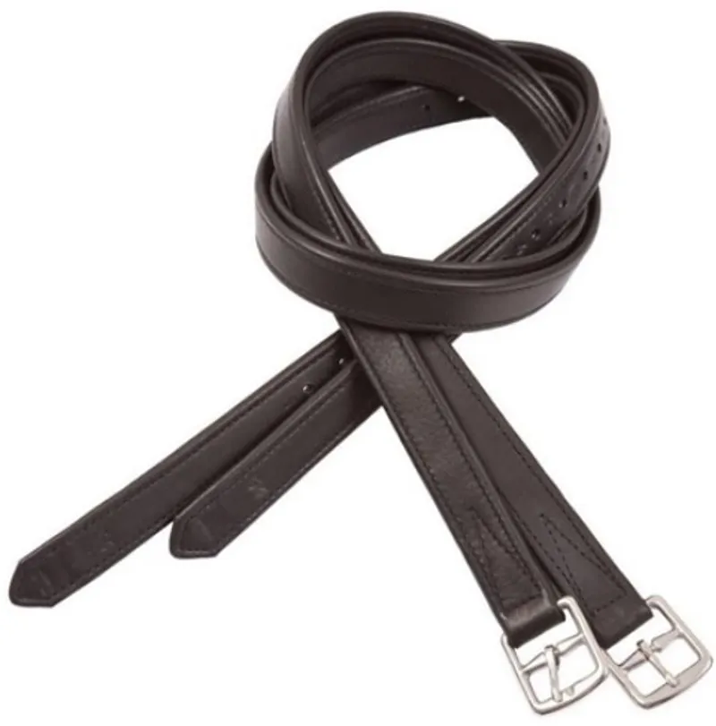 ultra comfort soft stirrup leathers brown