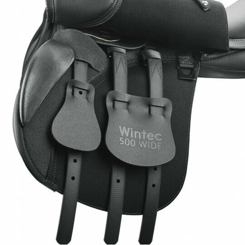 Wintec 500 Wide Buckle Guards NEW Brown 1xSingle Strap 1xDouble Strap 