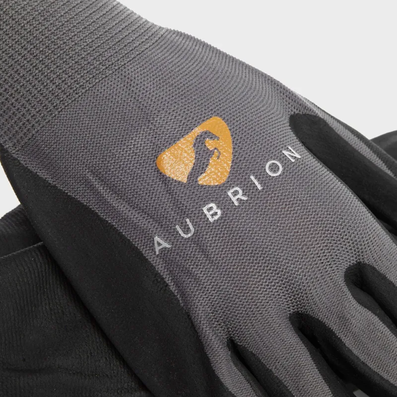 Shires Aubrion All Purpose Yard Gloves GREY-2